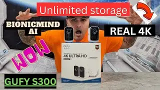 GUFY S300  4K ULTRA HD SECURITY CAMERA AI BIONICMIND
