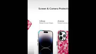 CASEMYARTS Pink Peach Heart iPhone Case