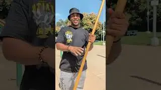 Wanna learn some bo staff techniques🙋🏾😀