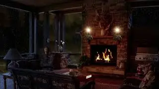 Crackling Fireplace Sounds 🔥 2 Hours Cozy Winter Ambience