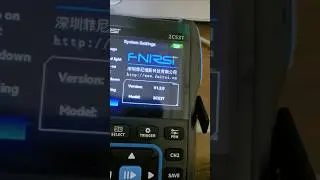 Fnirsi 2C53T заливка прошивки  #fnirsi #2c53t #мультиметр #осцилограф #multimeter #oscilloscope
