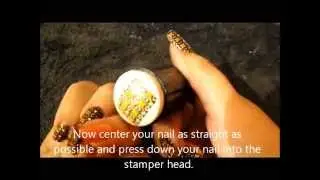 Aztec print nails using Big SdP-O. Advance Nail Stamping Technique.