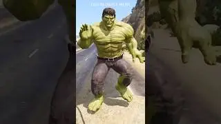 GTA V : IRONBUSTER SAVES IRONMAN FROM HULK - Coffin Dance Song Cover #shorts