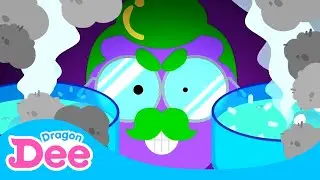 Doctor Evil Slime | Play safely with slime | Safety first ⛑ | Dragon Dee Kids Songs