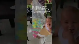 Quick & Easy Sensory Activity #sensoryplay #developmentaltoys