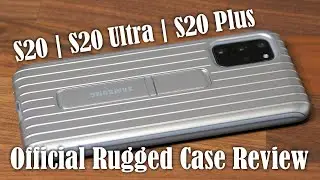 Official Samsung Galaxy S20 Series Rugged Protective Case (w/ KickStand)
