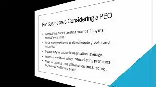 The Consolidating PEO Landscape: Strategic Insights for Executives in 2025