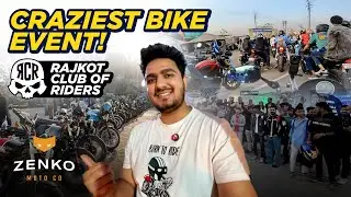 Crazy Bike Event By Zenko Moto Co. & Lukeron Motor oil || Rajkot Club Of Riders || #rajkot #crazy