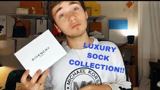 LUXURY SOCK COLLECTION! GUCCI, FENDI, BALENCIAGA, GIVENCHY,VETMENTS,BURBERRY AND MORE!