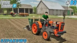 Upgrading Farm: Planting Potatoes with a New Mini Tractor! | Szpakowo Farm | FS 22 | Timelapse #03