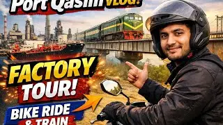 Port Qasim Tour 🚢 | Karachi Ka Sab Se Bada Industrial Area | Bike Vlog #dailyvlog #portqasim #bike 