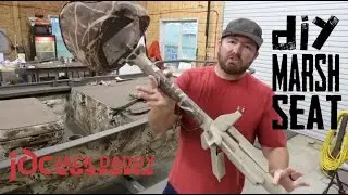 DIY: How to build the BEST homemade marsh seat for ducks in the marsh, swamp, or timber hole. #duck