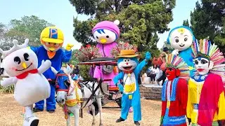 ONDEL ONDEL BADUT JOGET LAGU SELAMAT ULANG TAHUN 🤡 NAIK DELMAN ISTIMEWA 🌈 LIVE !!!