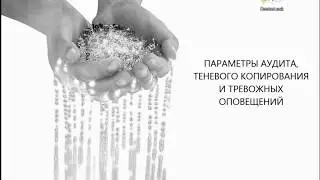 Параметры аудита, теневого копирования и оповещений DeviceLock DLP