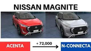 Nissan Magnite Acenta Vs N-Connecta Variants Difference Explained | Automobil
