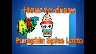 How to draw a Pumpkin Spice Latte