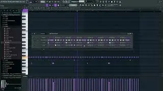 Making a calm lil beat on FL Studio