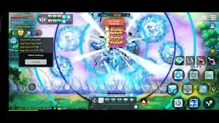 Maplestory M : Ice Lightning lv 200 combo Burst