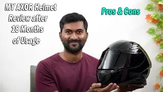 Axor Helmet Review after 18 Months of usage in telugu | TechTravelTelugu