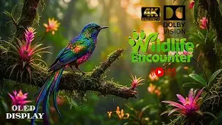 Relaxing Piano Music with Bird Sounds 🌿 (OLED | Dolby Vision): Soothing Nature Ambience 4K