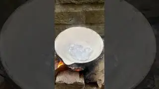 Aluminium + Sulfuric Acid 🧪💨 #shorts