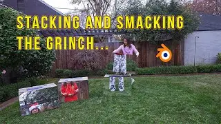 Blender Projection Mapping Magic Trick (for the holidays)