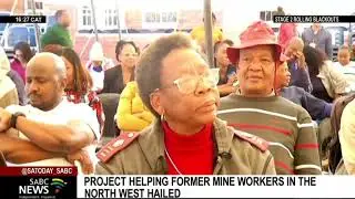 Compensation project brings smiles to many former mineworkers in North West