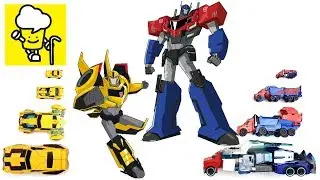 Transformers Robots in Disguise Optimus Prime Bumblebee different size Toysトランスフォーマー 變形金剛