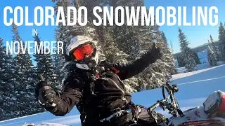Snowmobiling On Thanksgiving?!