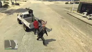 GTA V - Rare Footage Of An NPC Performing A Ritual Upon Death
