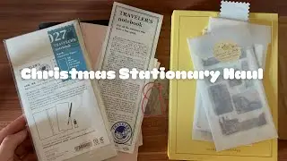 Christmas Stationary Haul | ASMR | tapping, crinkles, no talking
