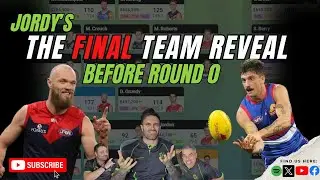 Team Reveal! 🔥 Jordy's Digusting PODs In His Final Team Before Round 0