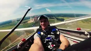 Lot szybowcem puchacz Aeroklub Słupski GLIDER FLIGHT