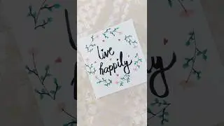 Easy frame design | Circle frame design idea #shorts #trending #viralvideo
