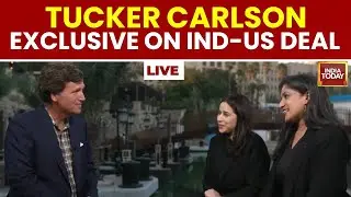 Tucker Carlson Exclusive LIVE: India-US Trade Deal, Trump & Global Power Shift | Geeta Mohan | Marya