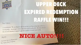 #upperdeck Expired Redemption Raffle Win! #auto #autograph #football