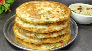 जब रोटी सब्जी बनाने का मन न करे तो 5 मिनट में दो चीज़ों से ये बनालो| healthy Breakfast recipe|Nasht