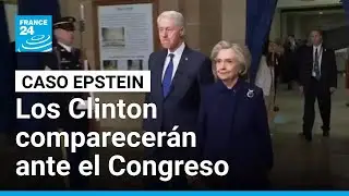 Los Clinton acceden a comparecer ante el Congreso por caso Epstein