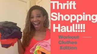 Thrift Shopping at Goodwill Name Brand Workout Clothes!!!