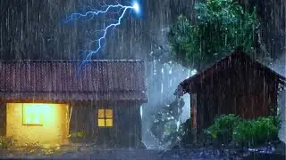 Heavy Rain and Thunder Sounds for Sleeping | Thunderstorm Sleep Sounds, Live