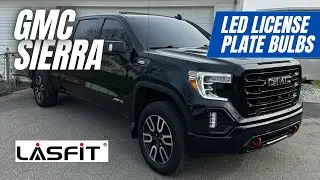 2019+ GMC Sierra - LED license plate lights upgrade and install - LASFIT