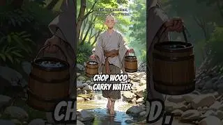 Before enlightenment, chop wood, carry water. #lifelessons #motivation #quotes