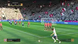 FIFA 19 perfect free kick w/ Riyad Mahrez