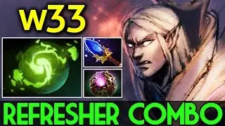 w33 [Invoker] Refresher Combo Dota2 7.04