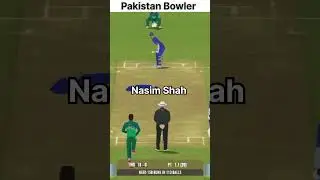 Pakistan Bowlers Action 💯🏏in Real Cricket 22 #shorts #rc22