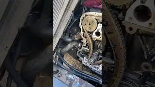 Ford Transit 2.4 TDE Timing chain! #automobile #mechanic #motovlog #repair