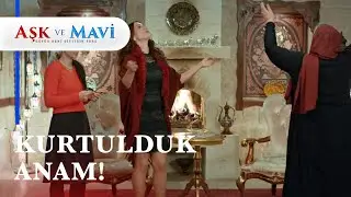 Ali ve Mavi'nin boşanacağını öğrenen Refika göbek attı - Aşk ve Mavi 5. Bölüm