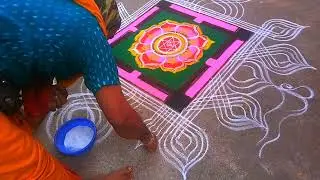  Surya puja mandala mandala art / easy and simple Jhoti Chita l