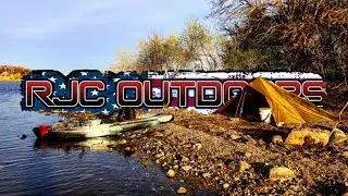 Camping on an Island in South Dakota