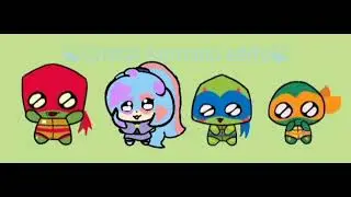 Mikey, Raph, Leo y Cristal #edit#rottmnt#tmnt